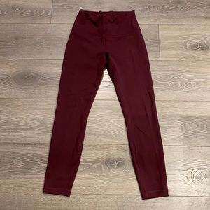 Lululemon Wunder Train high-rise 25” size 6
